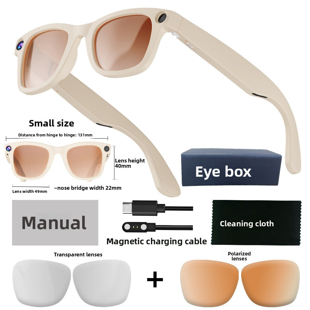 AI Smart Glasses with 8MP Camera & Real-Time Translation ? Wireless Audio & Voice Call Glasses