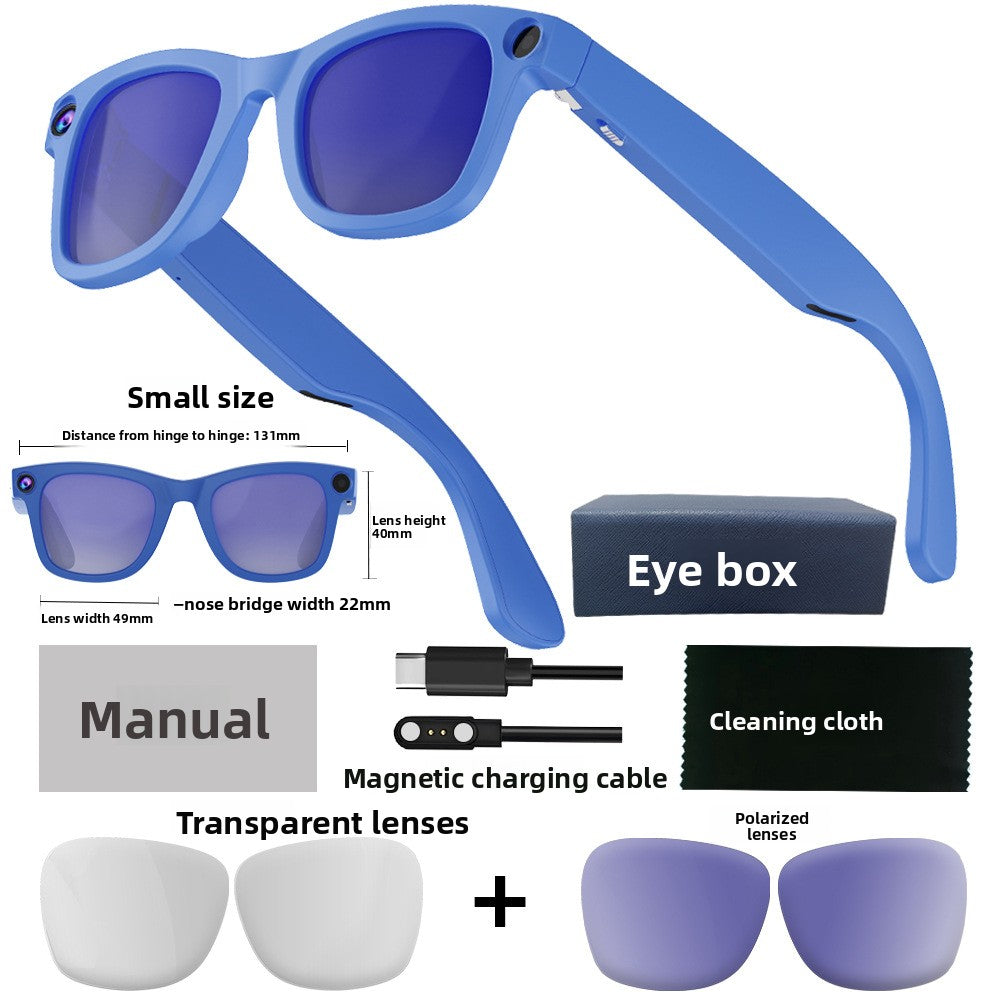 AI Smart Glasses with 8MP Camera & Real-Time Translation ? Wireless Audio & Voice Call Glasses